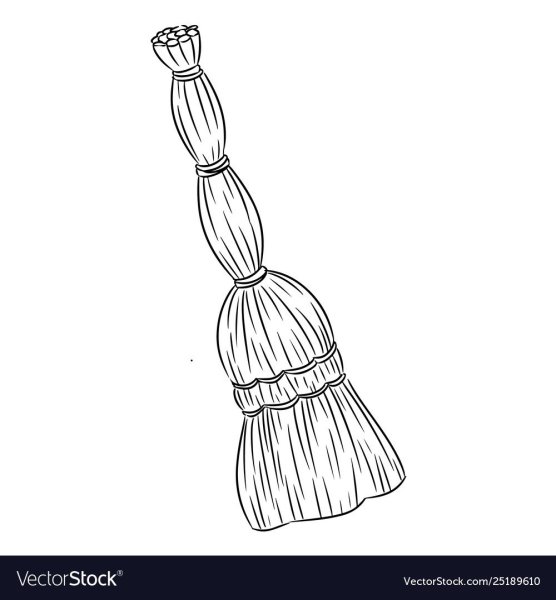 Раскраска веник