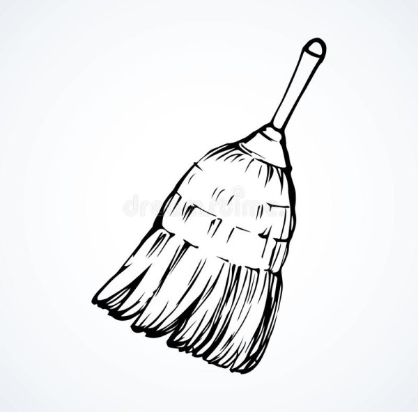 Метла раскраска для детей