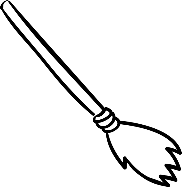 Раскраска веник