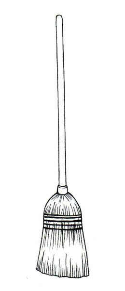 Раскраска веник