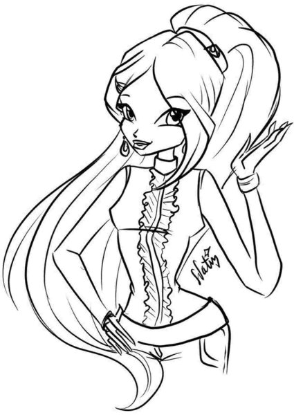 Раскраски Винкс