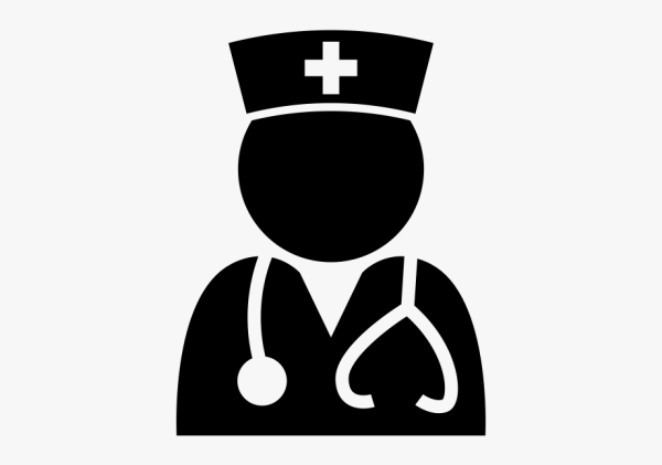 Здравоохранение значок черный