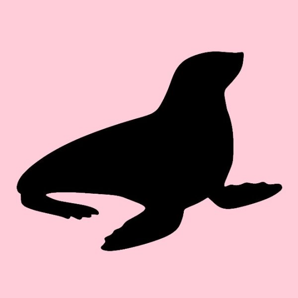 Нерпа силуэт