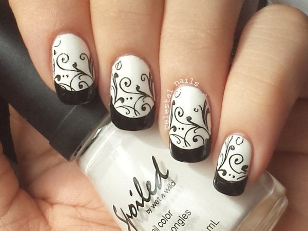 Ьелвц Маникбр с черныц ущором