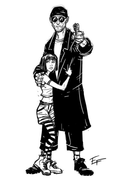 Тату Леон и Матильда