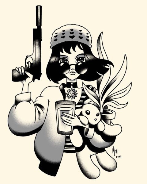 Эскиз Леон и Матильда