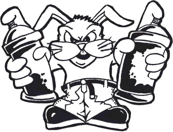 Граффити для распечатки