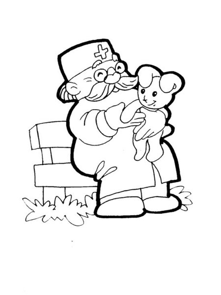 Раскраски к сказке Айболит Чуковского для детей