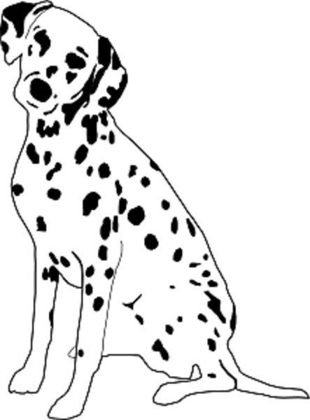 Далматинец вектор