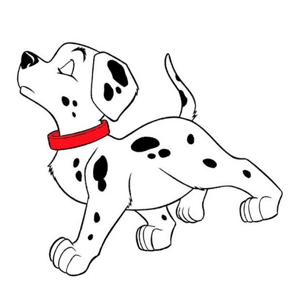 Раскраска далматинец