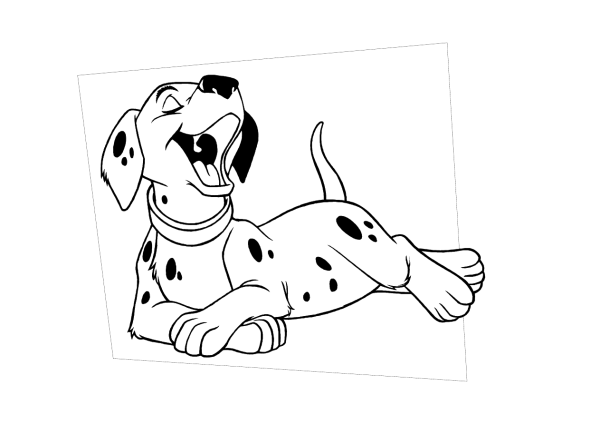Раскраски далматинец животные собаки