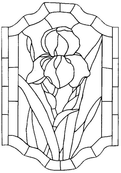 Контур для витража