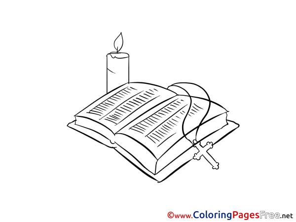 Библия раскраска