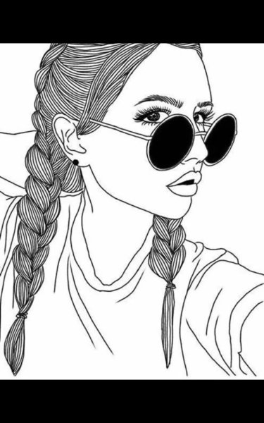 Крутые картинки для срисовки для девочек