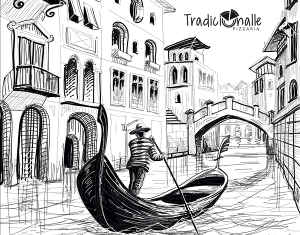 Гондола Венеция вектор