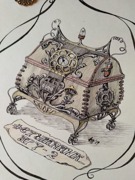 Табакерка рисовать