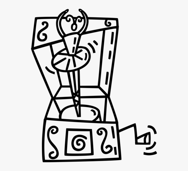 Музыкальная шкатулка раскрасить