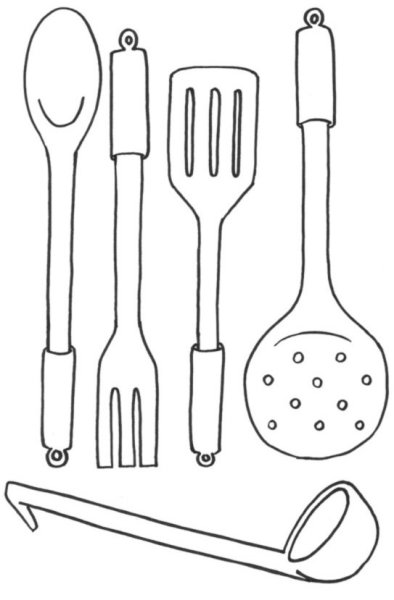 Посуда раскраска для детей