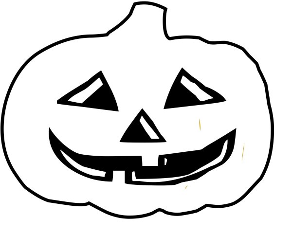Тыква трафарет