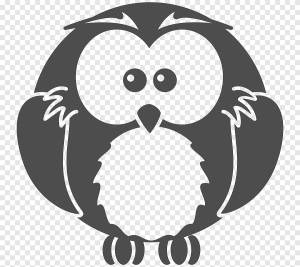 Совенок силуэт