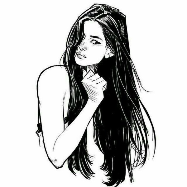 Графика (девушка)