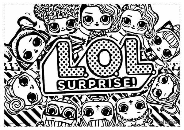 Шар ЛОЛ раскраска