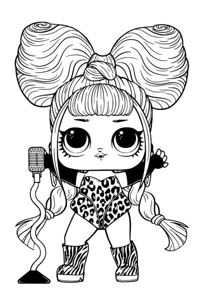 Раскраска ЛОЛ сюрпрайз