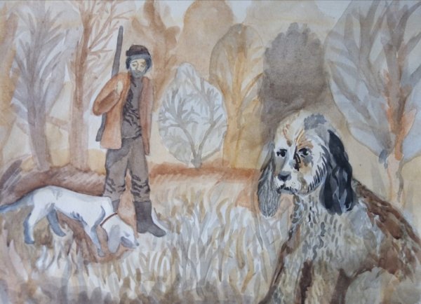 Иллюстрации к повести белый Бим черное ухо