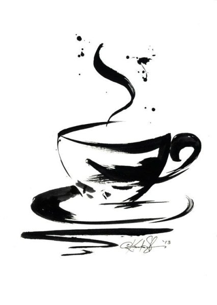 Кофе эскиз
