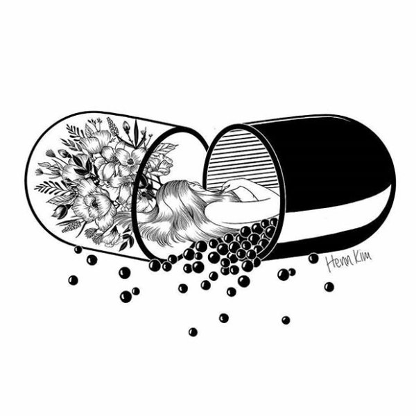 Таблетки эскиз