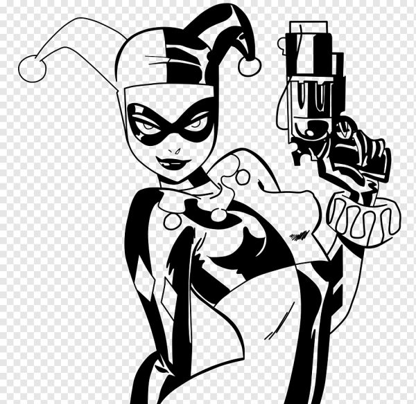 Харли куин черно