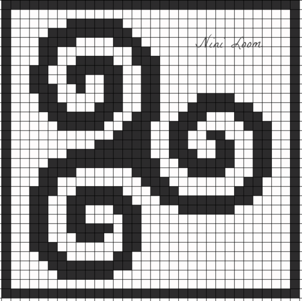 Пиксель арт орнамент