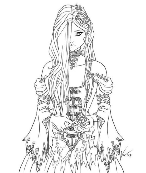 Сильвана Ветрокрылая черно белая