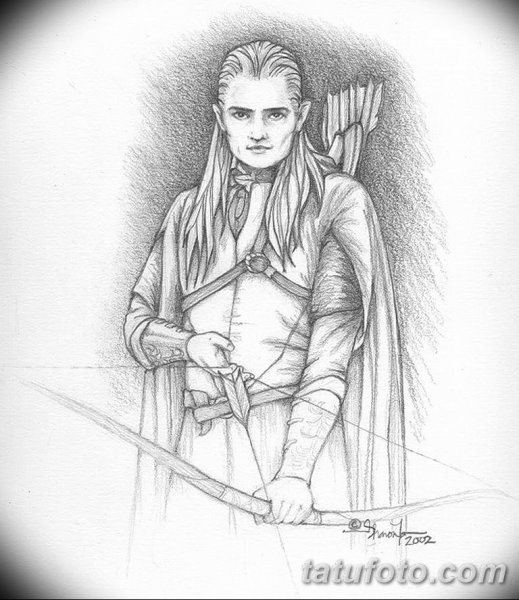 Раскраска Эльф