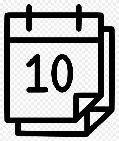 Лист календаря иконка