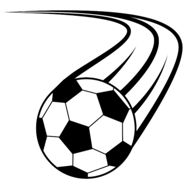 Футбольный мяч контур