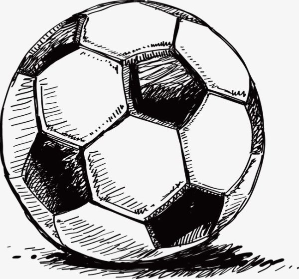 Футбольный мяч иллюстрация