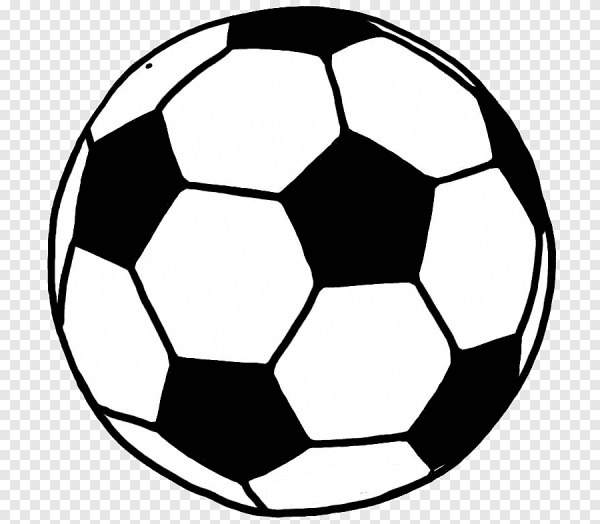 Футбольный мяч трафарет
