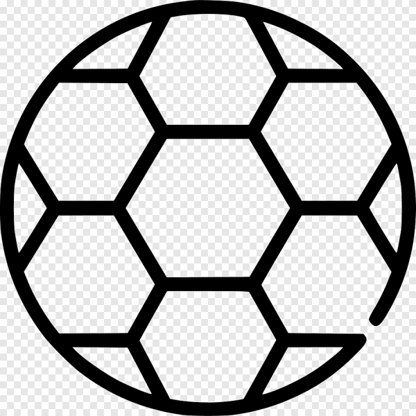 Футбольный мяч черно белый