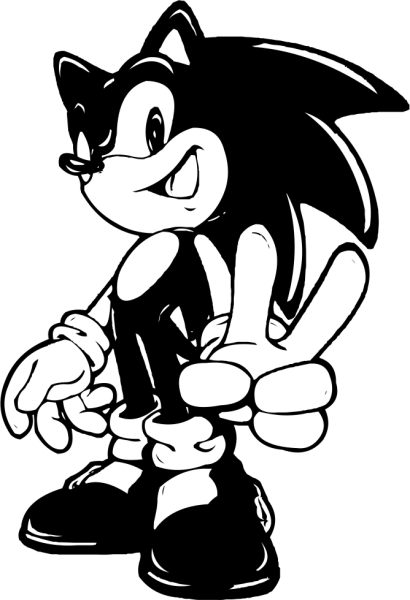 Соник экзе раскраска