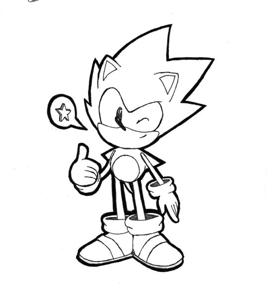 Раскраски Соника Шедоу