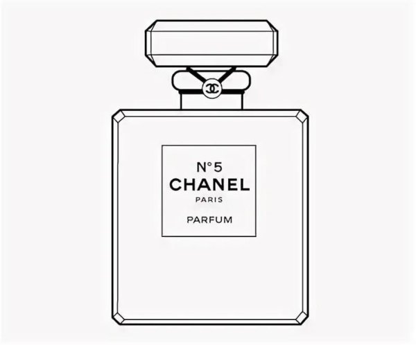 Коко Шанель духи 5 рисунок