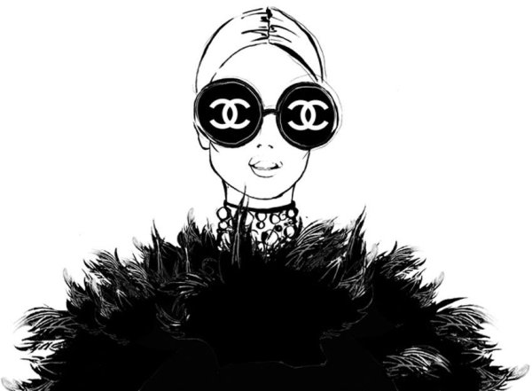 Шанель рисовать