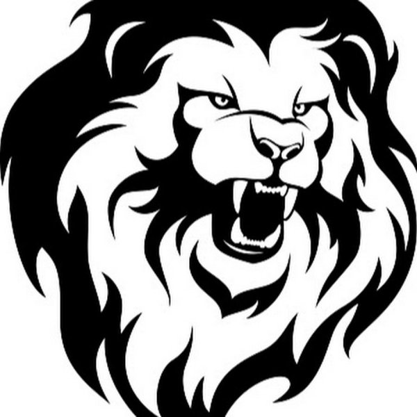 Лев векторное изображение