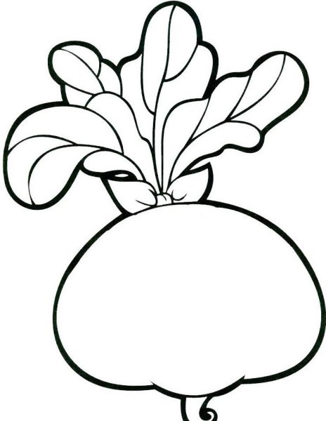 Раскраска. Репка