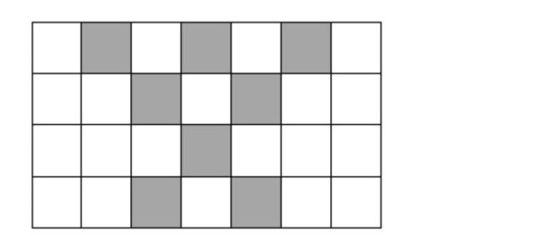 Дан черно-белый растровый рисунок запишите