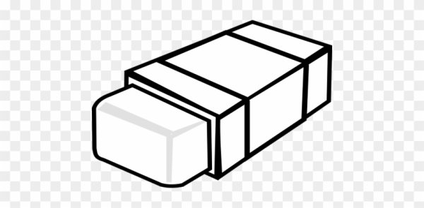 Ластик силуэт