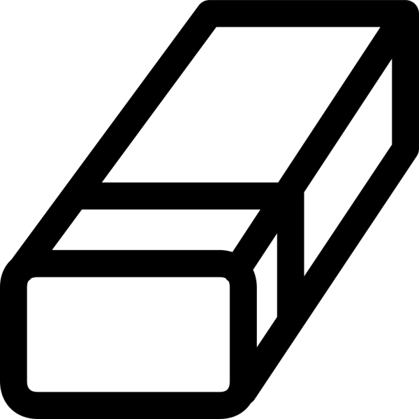 Стирательная резинка иконка