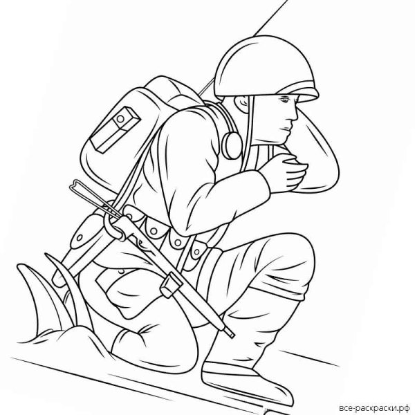 Рисунок солдату