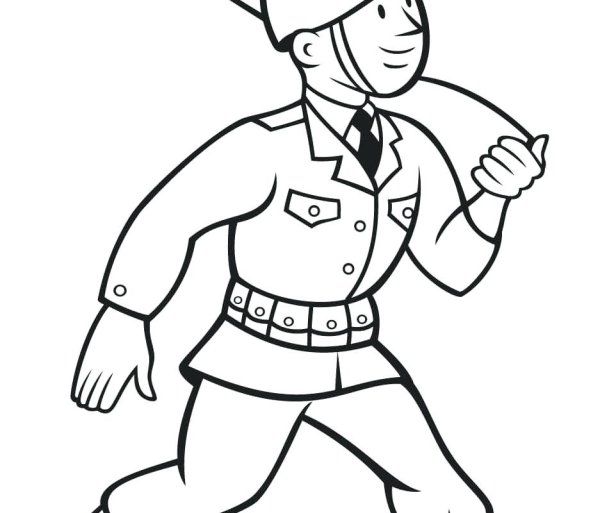 Раскраска солдатики для детей